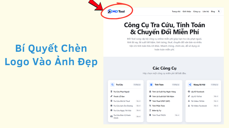 Bí quyết chèn logo vào ảnh đẹp
