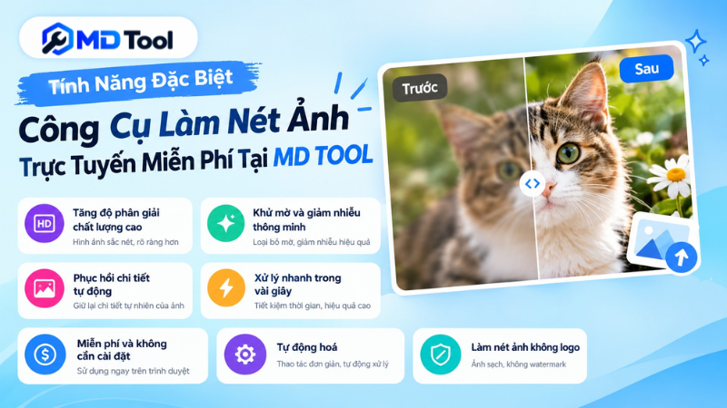 Công cụ làm nét ảnh tại MD Tool có gì nổi bật?