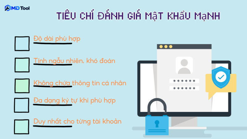 Mật Khẩu Mạnh Là Gì? Tiêu Chí Đánh Giá Mật Khẩu An Toàn