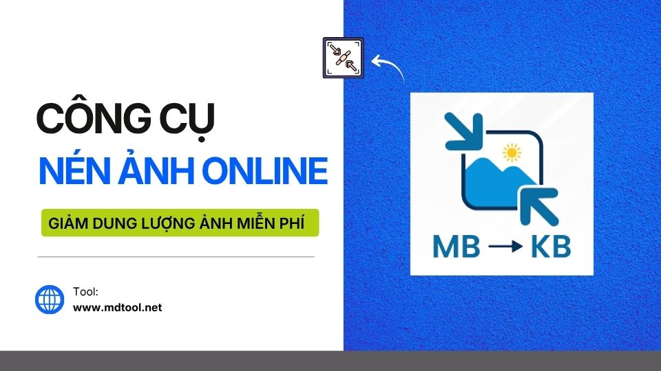 Công cụ nén ảnh online của MD Tool