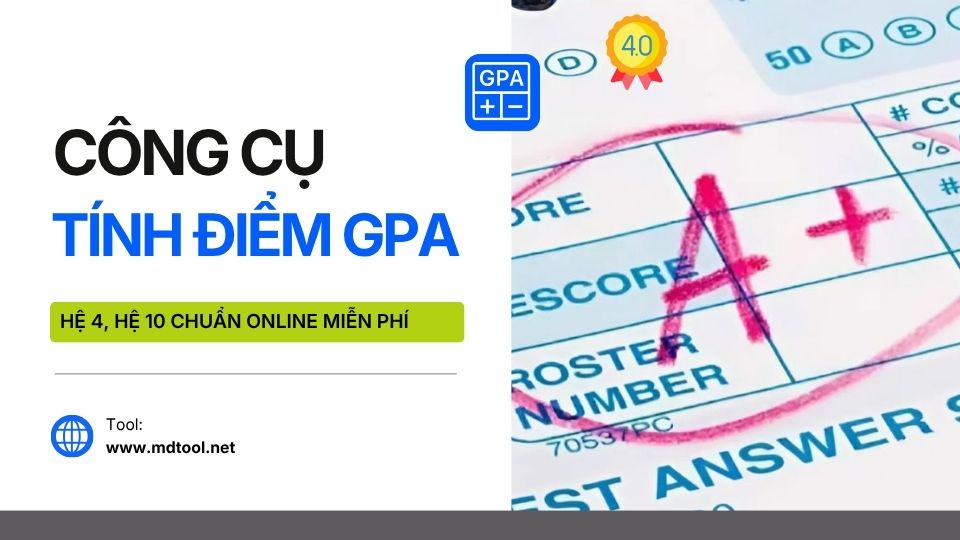 Công cụ tính GPA của MD Tool
