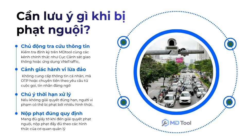 lưu ý gì khi bị phạt nguội