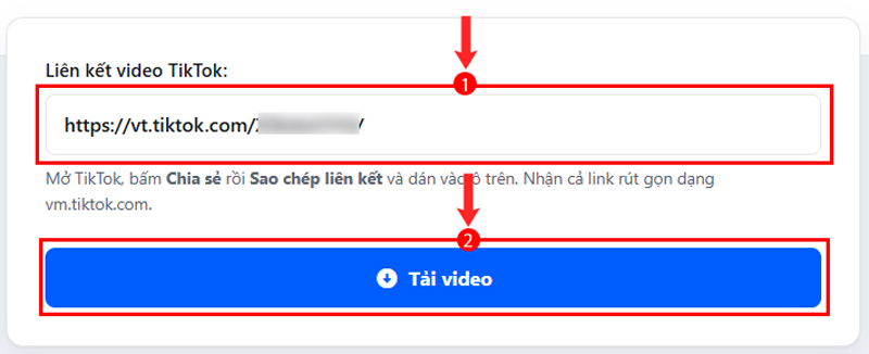 tải video tiktok không logo